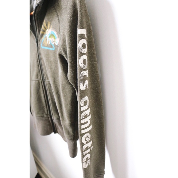 Roots Athletics Green Full Zip Hoodie - Picture 4 of 6